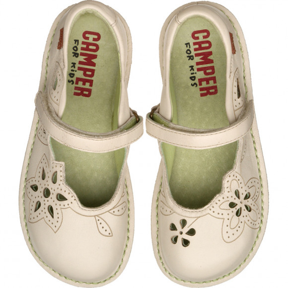 CAMPER Twins - Smart casual shoes for  - Beige, Smooth leather - 80270