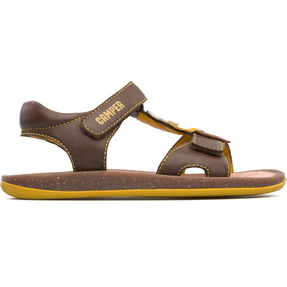 CAMPER Bicho - Sandals for  - Brown, Smooth leather - 80413