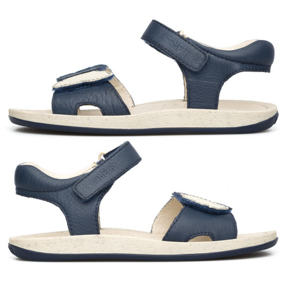 CAMPER Twins - Sandals for  - Blue, Smooth leather - 80550