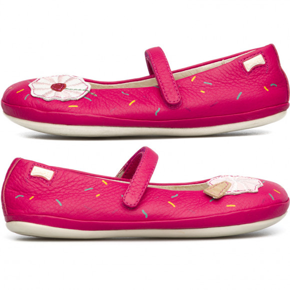 CAMPER Twins - Smart casual shoes for  - Pink, Smooth leather - 80552