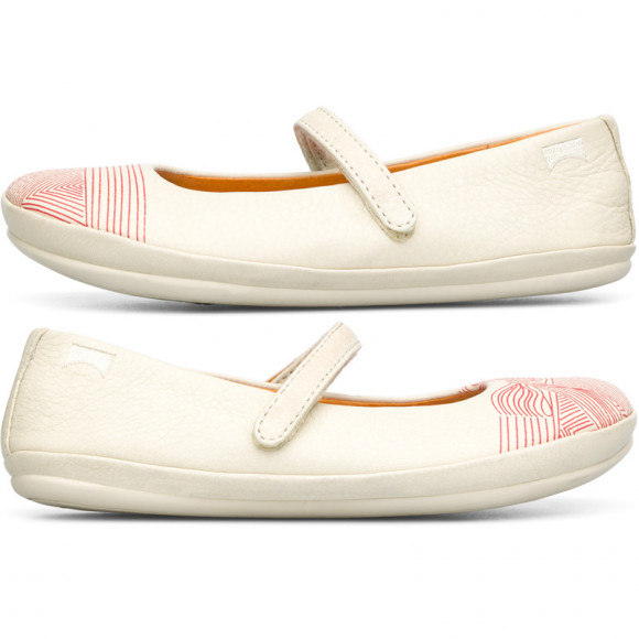 CAMPER Twins - Sandals for  - Beige, Smooth leather - 80563