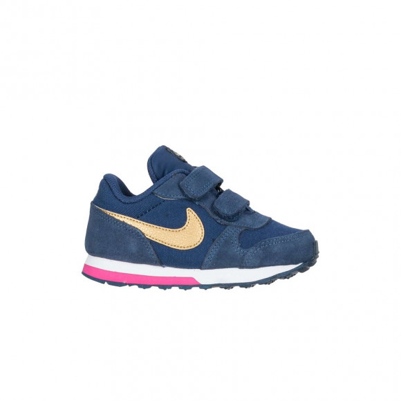 Nike MD Runner 2 TD 'Navy Metallic Gold' | Blue | Infant Size 4 - 807328-406