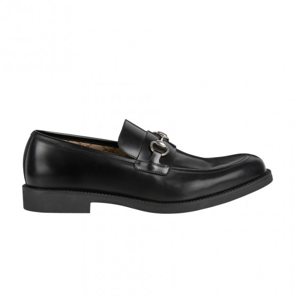 Gucci Rubber Sole Tempe Horsebit Loafer 'Black' | Men's Size 9.5 - 812152-AAD7W-1000