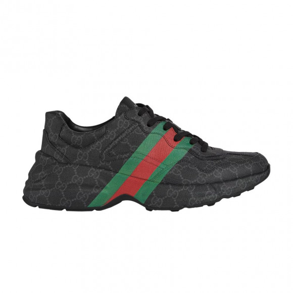 Gucci GG Rhyton 'Monogram - Black Green Red' | Men's Size 8 - 812583-KGD00-1000
