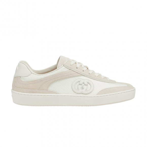 Gucci Wmns G74 'Interlocking G - White Suede' | Women's Size 6.5 - 812656-AADM0-9110