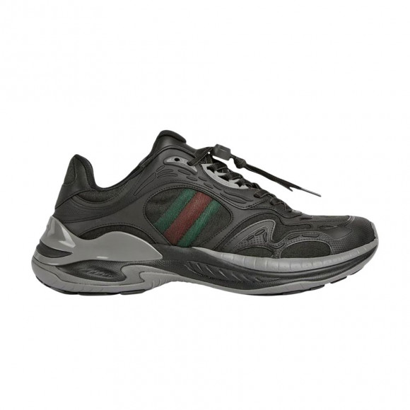 Gucci 2.0 Sneaker 'Black Grey' | Men's Size 5 - 814040-FAD6Q-8748