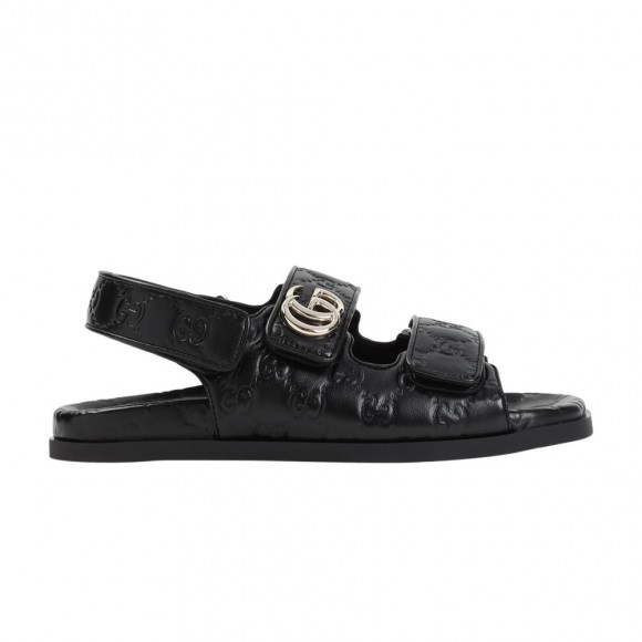 Gucci Wmns Double G Sandal 'Black' | Women's Size 4 - 816625-AAEGP-1000