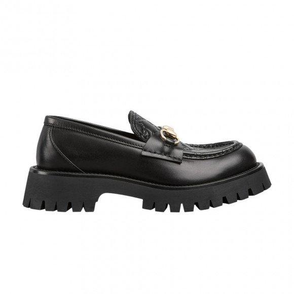 Gucci Wmns Horsebit Lug Sole Loafer 'Black' | Women's Size 7 - 817306-AAD7E-1000