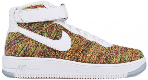 Suponer horno virar Nike Air Force 1 Mid Flyknit Multi-Color White