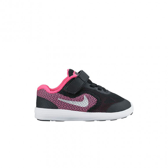 Nike Revolution 3 TD 'Black Metallic Silver' | Infant Size 10 - 819418-001