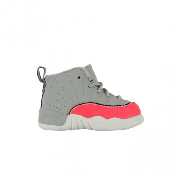 Air Jordan 12 Retro TD 'Wolf Grey Racer Pink' - 819666-060