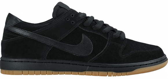 nike sb zoom dunk low pro black gum