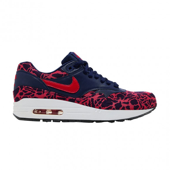 Nike Wmns Air Max 1 Jacquard 'Loyal Blue University Red' | Women's Size 8 - 819808-400