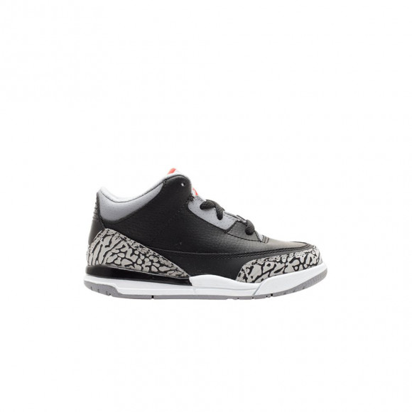 Air Jordan 3 Retro TD 'Cement' 2011 | Black | Infant Size 8 - 832033-010
