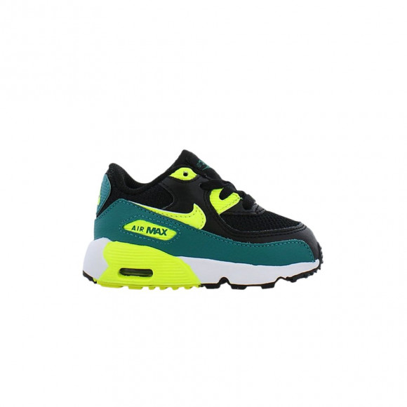 Nike Air Max 90 Mesh TD 'Black Volt Rio Teal' | Infant Size 8 - 833422-004