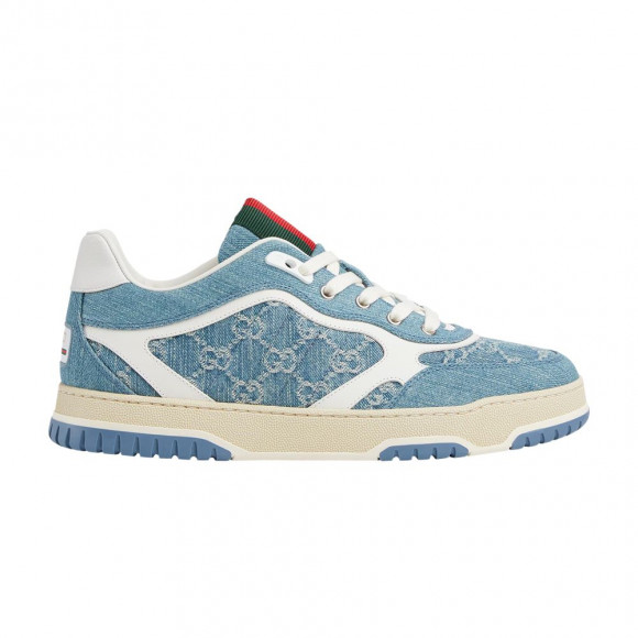 Gucci Re-Web Sneaker 'Light Blue Denim' | Men's Size 6 - 834708-FAEVU-4645