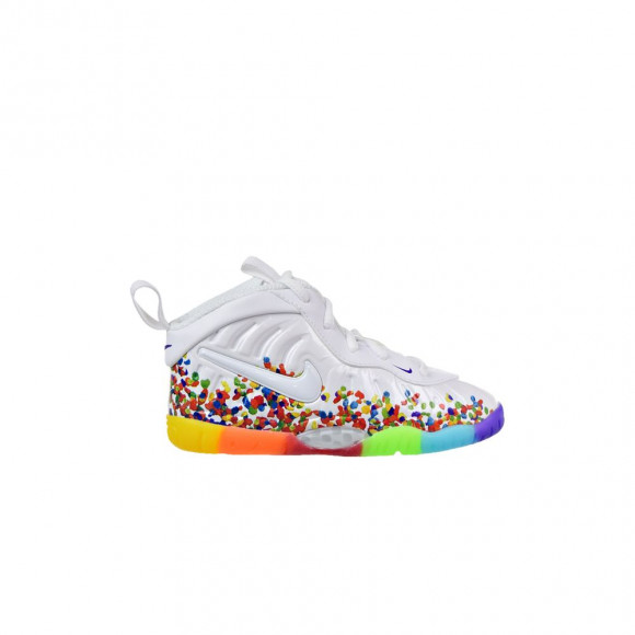 Nike Little Posite Pro TD 'Fruity Pebbles' | White | Infant Size 8 - 843769-101