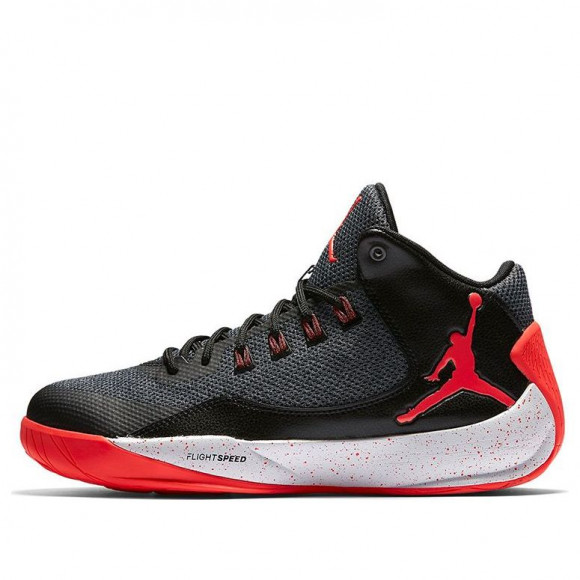 Air Jordan Rising High 2 Sneakers Black/Red/White - 844065-006