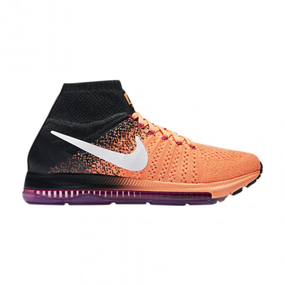 Nike Wmns Zoom All Out Flyknit | Orange | Women's Size 9.5 - 845361-800