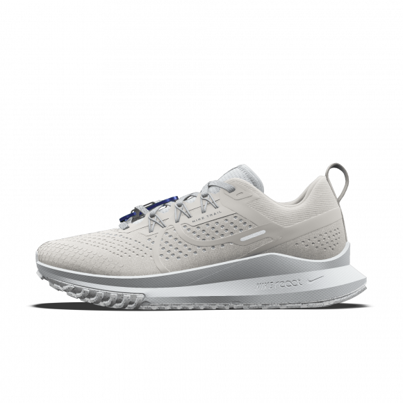 Damskie personalizowane buty do biegania w terenie Nike Pegasus Trail 4 By You - Biel - 8498317857