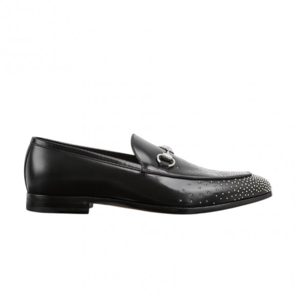 Gucci Horsebit Studded Leather Loafers 'Black' | Men's Size 9 - 851395-AAFRK-1075