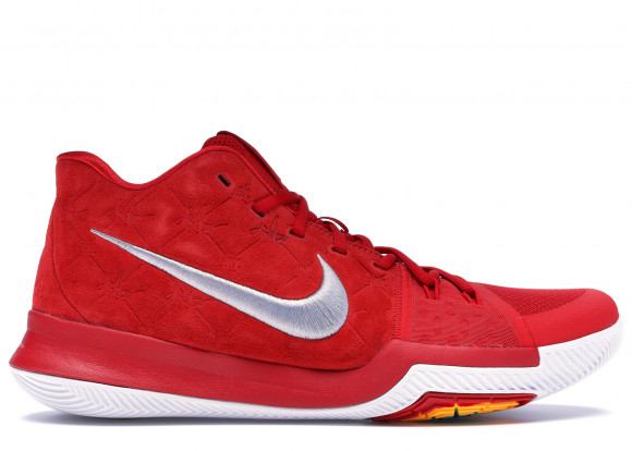 Nike Kyrie 3 Red Suede - 852395-601
