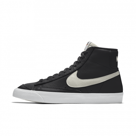 Chaussure personnalisable Nike Blazer Mid '77 By You pour Homme - Noir - 8531693031