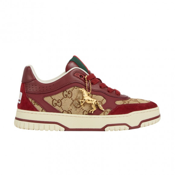 Gucci Wmns Re Web Sneakers 'Red Leather' | Women's Size 6 - 853355-AAFTV-6279