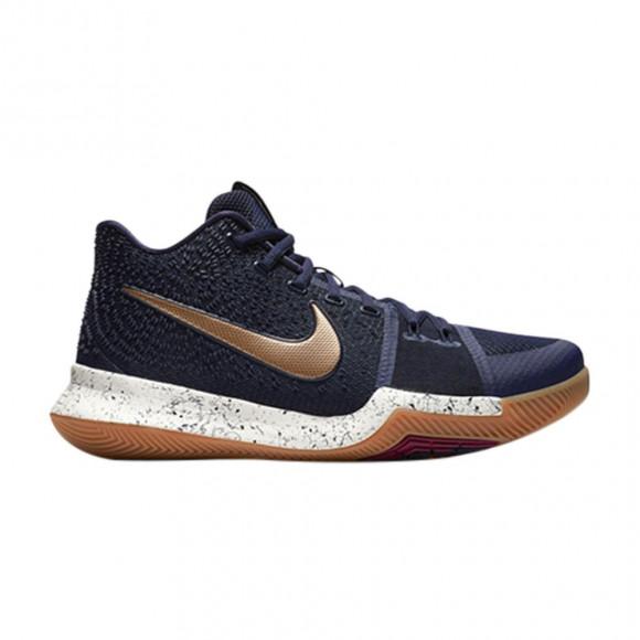 Nike Kyrie 3 GS 'Obsidian Gold' | Blue | Kid's Size 4.5 - 859466-400