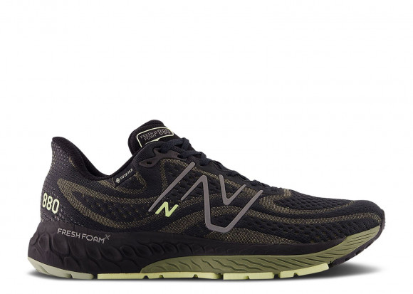 New Balance Fresh Foam X 880v13 GORE-TEX 2E Wide 'Black Dark Olive' | Men's - 860v13