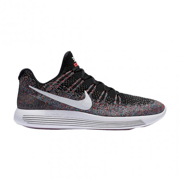 Nike LunarEpic Low Flyknit 2 'Hot Punch' | Black | Men's Size 12 - 863779-006