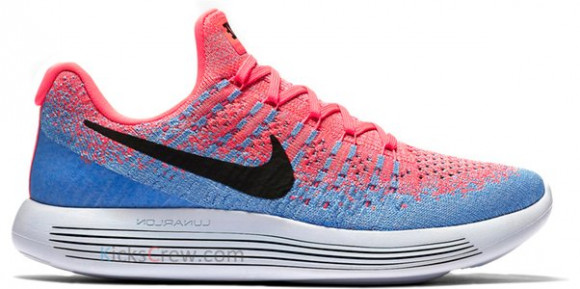 Womens Nike Lunarepic Low Flyknit 2 Hot Punch WMNS Marathon Running Shoes/Sneakers 863780-600 - 863780-600