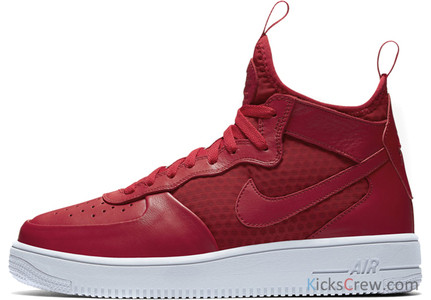 Nike Air Force 1 Ultraforce Mid Gym Red Sneakers/Shoes 864014-600 - 864014-600