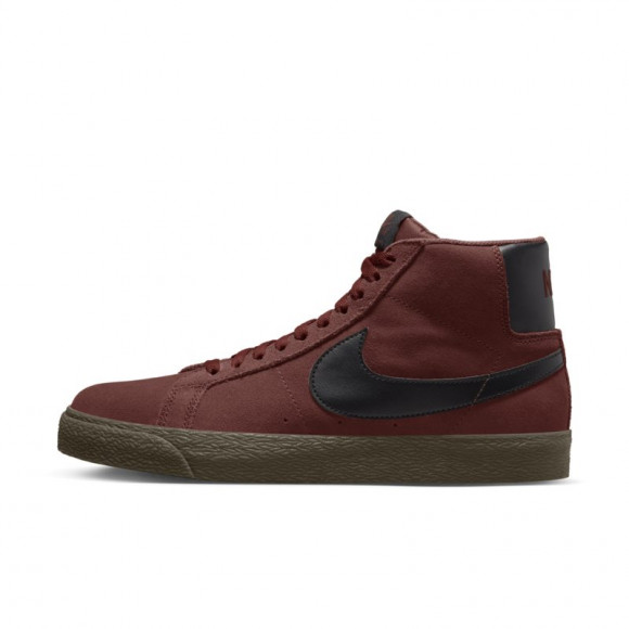Nike SB Zoom Blazer Mid Skate Shoe - Brown - 864349-204