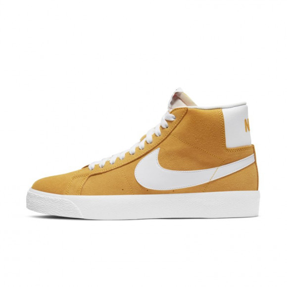 Nike SB Zoom Blazer Mid Skate Shoe - Yellow - 864349-700