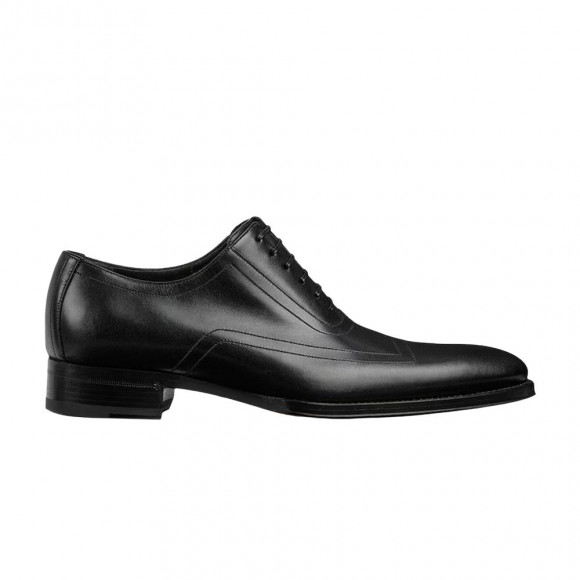 Gucci Lace-Up Shoe 'Black Leather' | Men's Size 7 - 865172-AAGBV-1000