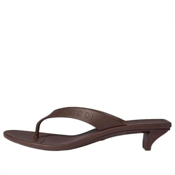 (WMNS) Gucci Vittoria Thong 'Brown' 869626-J8700-2007 - 869626-J8700-2007