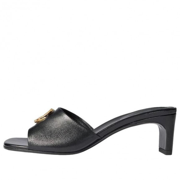 (WMNS) Gucci Slide Sandal with Double G 'Black' 871480-BKO00-1000 - 871480-BKO00-1000