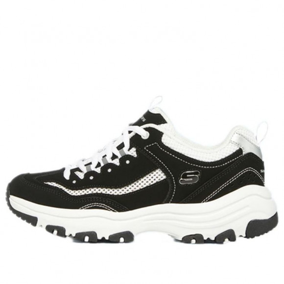 Skechers (WMNS) D'Lites BLACK/WHITE Chunky Shoes 8730065-BKW - 8730065-BKW