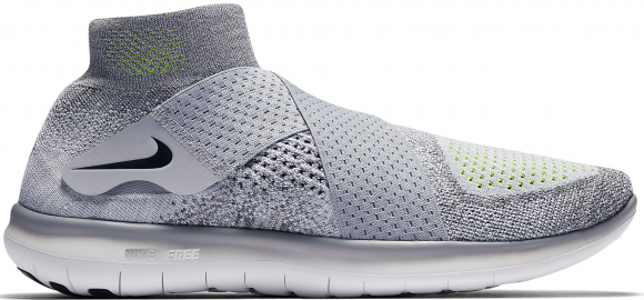 Nike Free RN Motion Flyknit 2017 Wolf Grey Volt Marathon Running Shoes/Sneakers 880845-002 - 880845-002