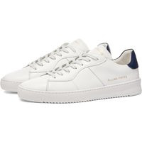 Filling Pieces Men's Court Bianco Sneakers in White/Navy - 8912779-1658