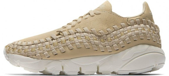 Womens Nike Air Footscape Woven Mushroom WMNS Marathon Running Shoes/Sneakers 917698-200 - 917698-200