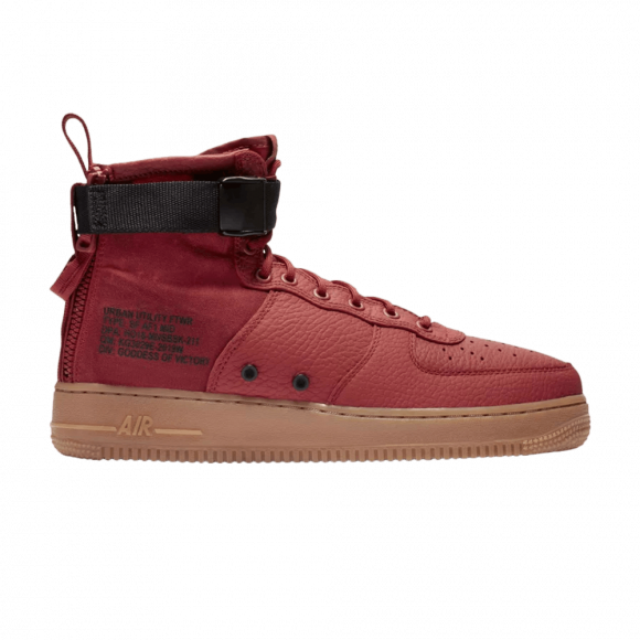 Nike SF Air Force 1 Mid 'Dune Red'