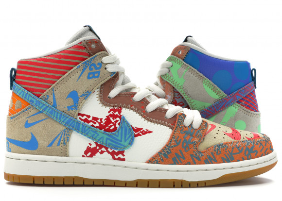 Nike SB Dunk High Thomas Campbell What the Dunk - 918321-381