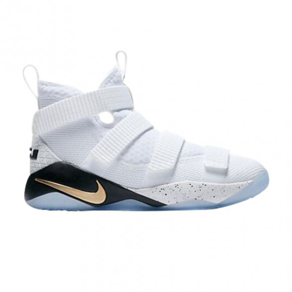 Nike Lebron Soldier 11 GS 'Court General' | White | Kid's Size 10 - 918369-101