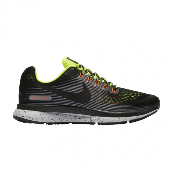 Zoom Pegasus 34 Shield GS 'Black Grey Volt' - 922850-001