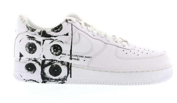 100 - Air 97 London Summer of Love - Nike Comme Garçons x Supreme Air Force 1 Low 'Eyes' White/White - White Sneakers/Shoes 923044 - 100 - 923044