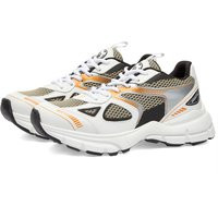 Axel Arigato Women's Marathon Runner Sneakers in White/Black/Orange - 93013-WHBK