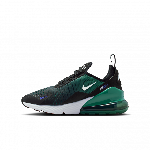 Nike Air Max 270 GS 'Black Evergreen Aura' | Kid's Size 4.5 - 943345-042