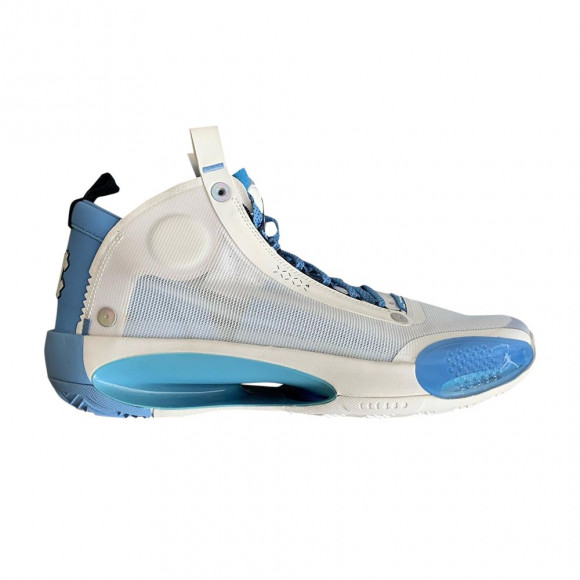 Air Jordan 34 'UNC Home' PE | White | Men's Size 15 - 954578-PC-HO19-MNJDSP-948Z